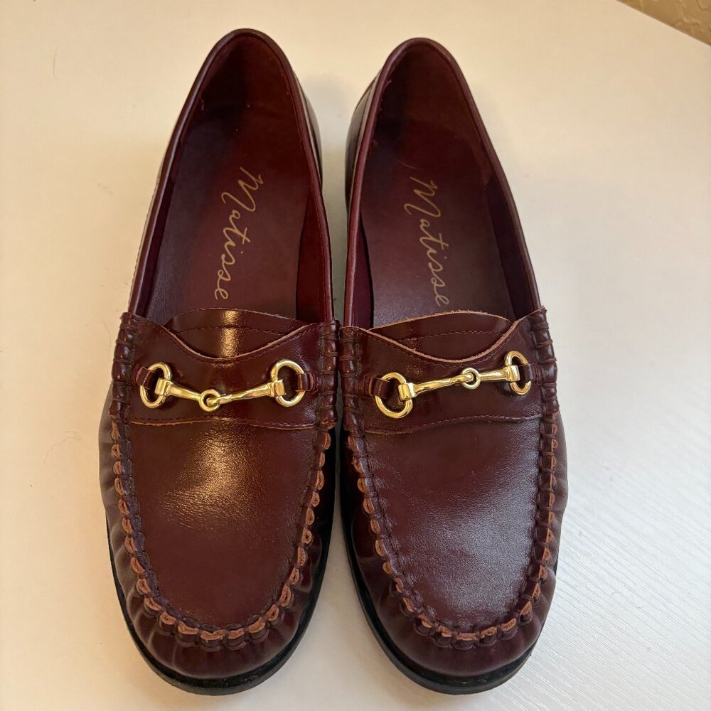Matisse Danny Loafers - Burgundy Size 8 Ladies